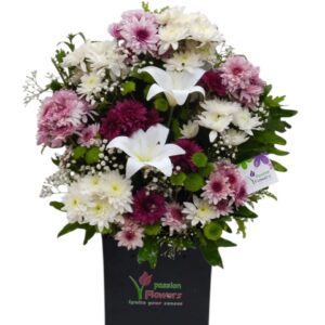 Pink Flower Bag Box (code 305)