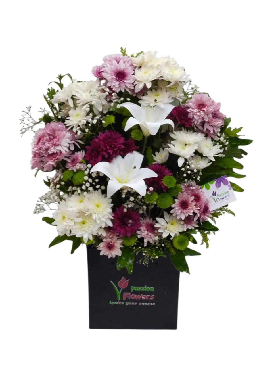 Pink Flower Bag Box (code 305)
